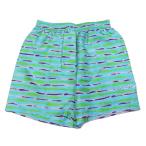  не использовался Louis Vuitton Louis Vuitton Silk mini short шелк Boxer шорты резина талия общий рисунок Logo 36 синий зеленый женский б/у одежда б/у 