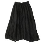 ショッピング水玉 美品 Senso unico センソユニコ 慈雨 ドット 水玉 スカート ボトムス パンツ 変形 サルエル 07122062 サイズ40 黒 ブラック レディース 古着 中古