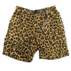  прекрасный товар GRAMICCI Gramicci Leopard Short climbing брюки половина леопардовый рисунок S бежевый чай Brown мужской б/у одежда б/у 