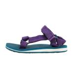 ショッピングteva サンダル 良品 Teva テバ Original Universal オリジナル ユニバーサル サンダル シューズ 靴 22cm パープル×グリーン レディース 古着 中古