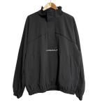  не использовался HYPEGOLF высокий p Golf [ водоотталкивающий ]CORDURA RIP STOP HALF ZIP JACKET половина Zip блузон жакет HYM-64070 L черный мужской б/у одежда б/у 