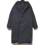  прекрасный товар GIVENCHYji van si. Givenchy большой размер f-ti- нейлон pa dead пальто длинное пальто 48 размер темный темно-синий мужской б/у одежда б/у 