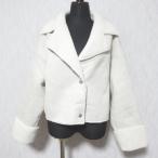  прекрасный товар 22AW SNIDEL Snidel Varie Short жакет пальто eko мутон SWFC225022 размер F слоновая кость женский б/у одежда б/у 