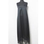 未使用 24AW GRACE CONTINENTAL グレースコンチネンタル レースコンビ 2way キャミワンピース 0124331020 36 ブラック レディース 古着 中古