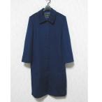  прекрасный товар MITSUKOSHI три .TOYO KEORI Восток шерсть тканый производства кашемир 100% чистый кашемир пальто с отложным воротником bar ma машина n пальто 9 номер оттенок голубого женский б/у одежда б/у 