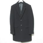  прекрасный товар JOURNAL STANDARD Journal Standard шерсть одиночный Пальто Честерфилд S черный мужской б/у одежда б/у 