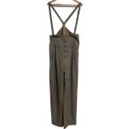  прекрасный товар Spick and Span Spick and Span высокий laiz кнопка fly комбинезон брюки все в одном размер 36 оттенок бежевого женский б/у одежда б/у 