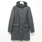  хорошая вещь Traditional Weatherwear традиционный weather одежда GRANGE gran ji обратная сторона боа f- dead стеганое пальто 36 черный женский б/у одежда б/у 