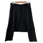 прекрасный товар AD2015 BLACK COMME des GARCONS черный Comme des Garcons шерсть шаровары XS черный мужской женский б/у одежда б/у 