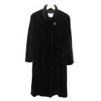  хорошая вещь GRES серый стриженая норка мех мех длинное пальто F черный женский б/у одежда б/у 