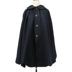  прекрасный товар AD2020 COMME des GARCONS Comme des Garcons круг воротник ba Rune пончо GF-C004 размер M темно-синий женский б/у одежда б/у 