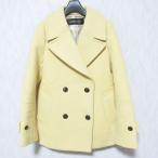  хорошая вещь Deuxieme Classe Deuxieme Classe melt n шерсть бушлат размер 36 желтый женский б/у одежда б/у 