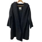 美品 23AW LAUREN MANOOGIAN ローレンマヌージアン CAPOTE ニット ガウン ロングコート 23020230001330 サイズS ブラック レディース 古着 中古