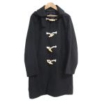 ショッピングGARCONS 美品 tricot COMME des GARCONS トリココムデギャルソン 2WAY フード付き ウールダッフルコート AD2009 M ブラック レディース 古着 中古