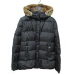 良品 FENDI フェンディ ファートリム ダウンジャケット ブルゾン 42 ブラック レディース 古着 中古