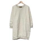  прекрасный товар LA MARINE FRANCAISE La Marine Francaise обратная сторона ворсистый большой размер спортивная фуфайка туника One-piece слоновая кость женский б/у одежда б/у 