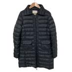 ショッピングmoncler MONCLER モンクレール GOUET ダウンコート 0サイズ ブラック レディース 古着 中古