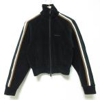 美品 DSQUARED2 ディースクエアード サイドライン コーデュロイ トラックジャケット S75HG0071 サイズXXS ブラック レディース 古着 中古