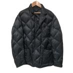 美品 MONCLER モンクレール HERMINIER キルティングダウンジャケット 2サイズ ブラック メンズ 古着 中古