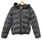 美品 DUVETICA デュベティカ THIADUE フーデッドダウンジャケット サイズ44 グレー レディース 古着 中古