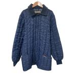  прекрасный товар Barbour Bab a- стеганое пальто XL размер темно-синий мужской б/у одежда б/у 