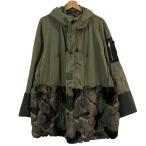  хорошая вещь HARVEY FAIRCLOTH мех vi -fe Across искусственный мех комбинированный Mod's Coat жакет размер S хаки женский б/у одежда б/у 