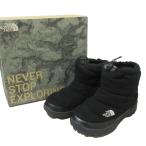 美品 THE NORTH FACE  ザノースフェイス ヌプシブーティー ウール III ショートブーツ NF51787 サイズUS9 27cm ブラック メンズ 古着 中古