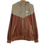 прекрасный товар NIKE Nike износ te-ji Wind Runner жакет DA0002-281 M Brown мужской б/у одежда б/у 