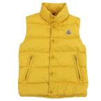 良品 MONCLER モンクレール ロゴワッペン ダウンベスト 00 イエロー メンズ 古着 中古