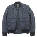  прекрасный товар MR.OLIVE Mr. оливковый с хлопком жакет блузон внешний pa dead Rider's S угольно-серый мужской б/у одежда б/у 