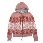 ショッピングロンハーマン 美品 Ron Herman ロンハーマン ネイティブ柄 コットン  起毛 フーディー ダブルジップアップ パーカー  XS マルチカラー メンズ 古着 中古