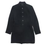 ショッピング比較 美品 ETRO エトロ スタンドカラー ウール コート ジャケット ブルゾン 63-13731-10642 サイズ40 黒 ブラック レディース 古着 中古