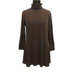  хорошая вещь mila schon Mila Schon туника Mini One-piece cut and sewn dore старт ru шея Logo кашемир .42 чай Brown женский б/у одежда б/у 