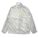  хорошая вещь NIKE Nike спортивная куртка блузон джерси Zip выше обратная сторона ворсистый 510839-082 размер L серый мужской б/у одежда б/у 