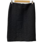 ショッピングGABBANA 美品 DOLCE&GABBANA ドルチェ&ガッバーナ ツイードタイトスカート サイズ38 ブラック レディース 古着 中古