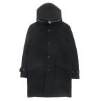  прекрасный товар KURO черный f-ti- шерстяное пальто жакет блузон капот 961880 размер 0 чёрный черный мужской б/у одежда б/у 