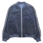 ショッピングスカジャン 未使用 25aw BEAMS ビームス ベロア スカジャン ジャケット ブルゾン 裏地キルティング リラックスフィット L 紺 ネイビー メンズ 古着 中古