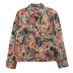  не использовался PS PAUL SMITH Paul Smith botanikaru Tracker жакет блузон общий рисунок золотой кнопка M многоцветный мужской б/у одежда б/у 