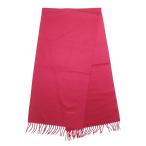  как новый CHANEL Chanel кашемир 100% muffler маленький штамп палантин Logo вышивка шаль бордо женский б/у одежда б/у 