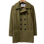  прекрасный товар Stussy Schott Stussy Schott сотрудничество шерсть melt n бушлат жакет 753STT размер 36 хаки мужской б/у одежда б/у 