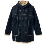  хорошая вещь STUSSY SCHOTT Stussy Schott сотрудничество шерсть обратная сторона боа полупальто "даффл коут" 3162050 размер S черный мужской б/у одежда б/у 