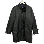  хорошая вещь LANVIN COLLECTION Lanvin коллекция down подкладка имеется нейлон пальто с отложным воротником R52 серый мужской б/у одежда б/у 