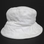 良品 LOUIS VUITTON ルイヴィトン ヌバックレザー バケットハット 帽子 ホワイト レディース 古着 中古