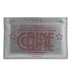  прекрасный товар CELINE Celine Эдди период wiltern кожа футляр для карточек серебряный мужской женский б/у одежда б/у 