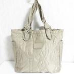美品 MARC BY MARC JACOBS マークバイマークジェイコブス ロゴ キルティング トートバッグ ハンドバッグ M0009439 ベージュ レディース 古着 中古