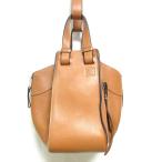 良品 LOEWE ロエベ ハンモック スモール レザー ショルダーバッグ ブラウン レディース 古着 中古