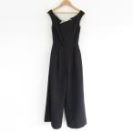  прекрасный товар LAGUNAMOON Laguna Moon LADY tuck TOPS широкий брюки платье все в одном S размер черный женский б/у одежда б/у 