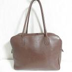  хорошая вещь CI-VAchi-ba кожа сумка "Boston bag" сумка на плечо Brown мужской женский б/у одежда б/у 