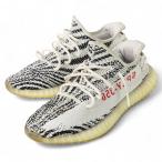 良品 adidas アディダス YEEZY Boost 350 V2 Zebra スニーカー CP9654 サイズUS10 28cm ホワイト メンズ 古着 中古