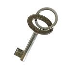 良品 LOUIS VUITTON ルイヴィトン ポルトクレ トラベルキー キーホルダー アクセサリー M67143 シルバーカラー メンズ レディース 古着 中古